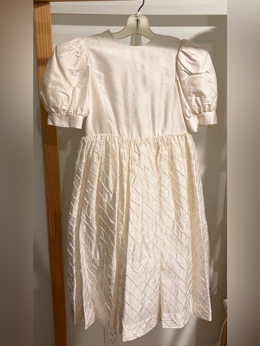 Isabel Garreton Ivory Puff-Sleeve Formal Girls Dress